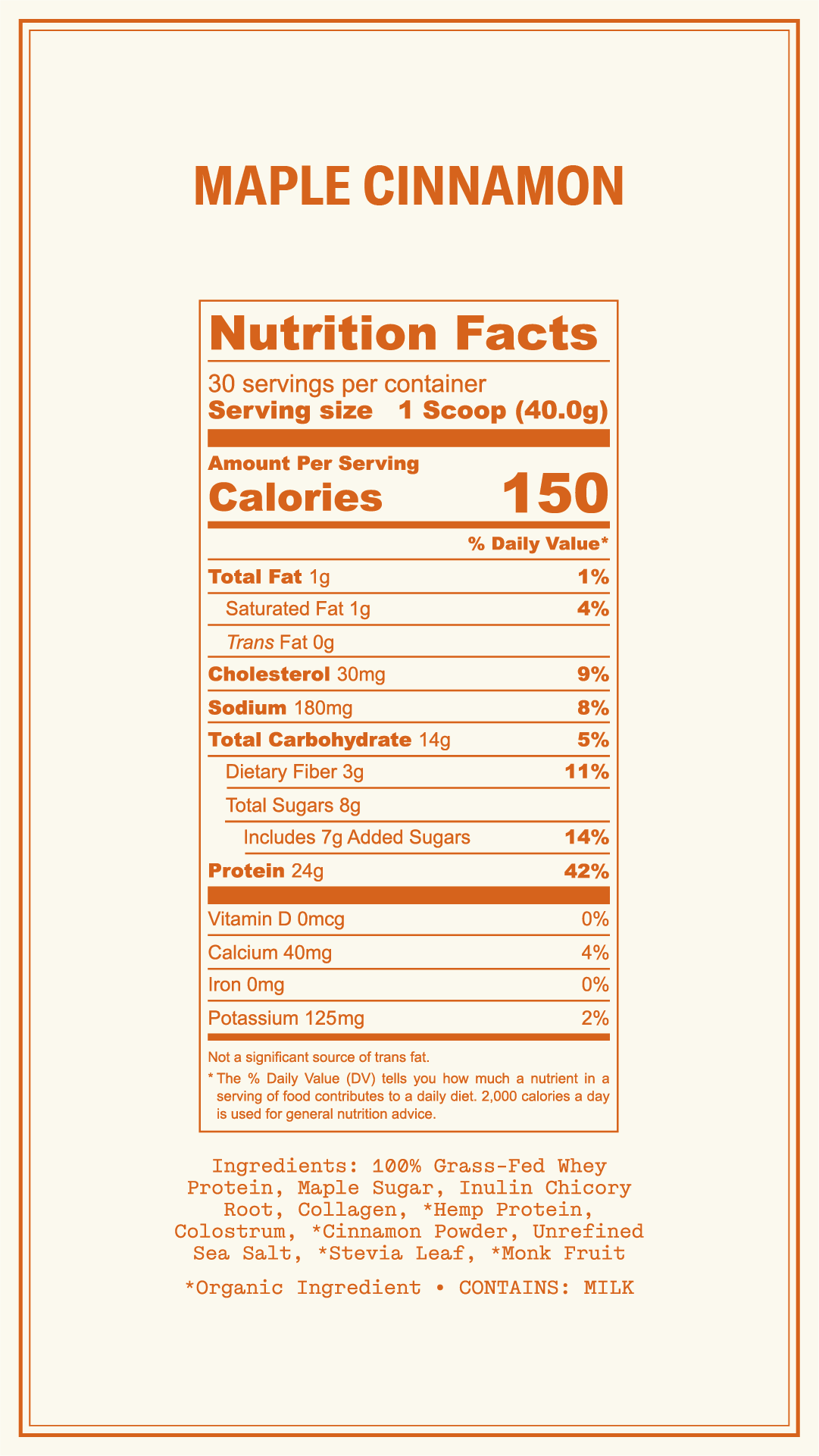 Ballerina Farm Protein Powder Maple Cinnamon