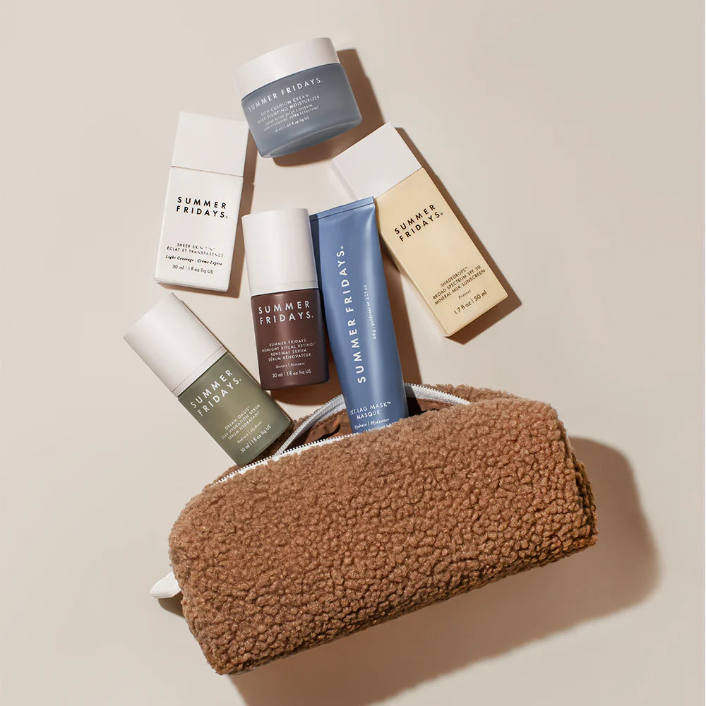 Mini Travel Pouch in Toffee