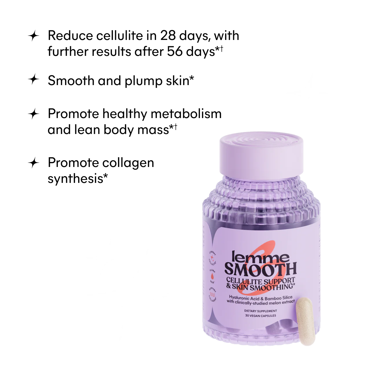 Lemme Smooth Cellulite Support & Skin Smoothing Capsules