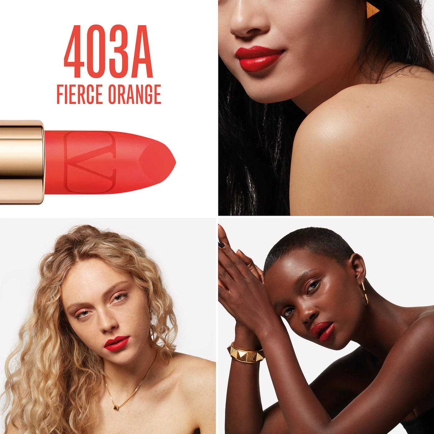 Rosso Valentino Matte Lipstick - 403A Fierce Orange