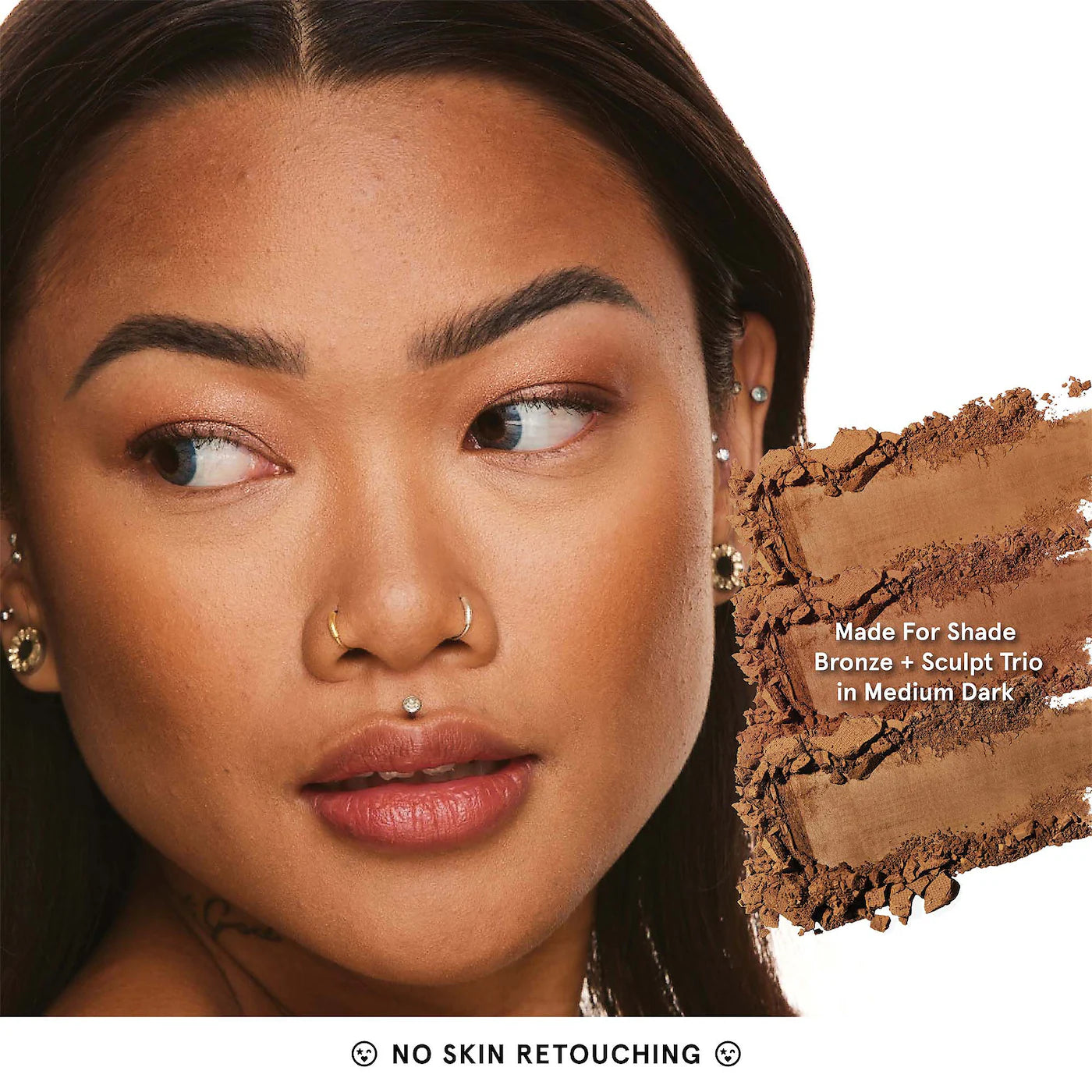 Made for Shade Bronze & Sculpt Trio Palette - Medium Dark