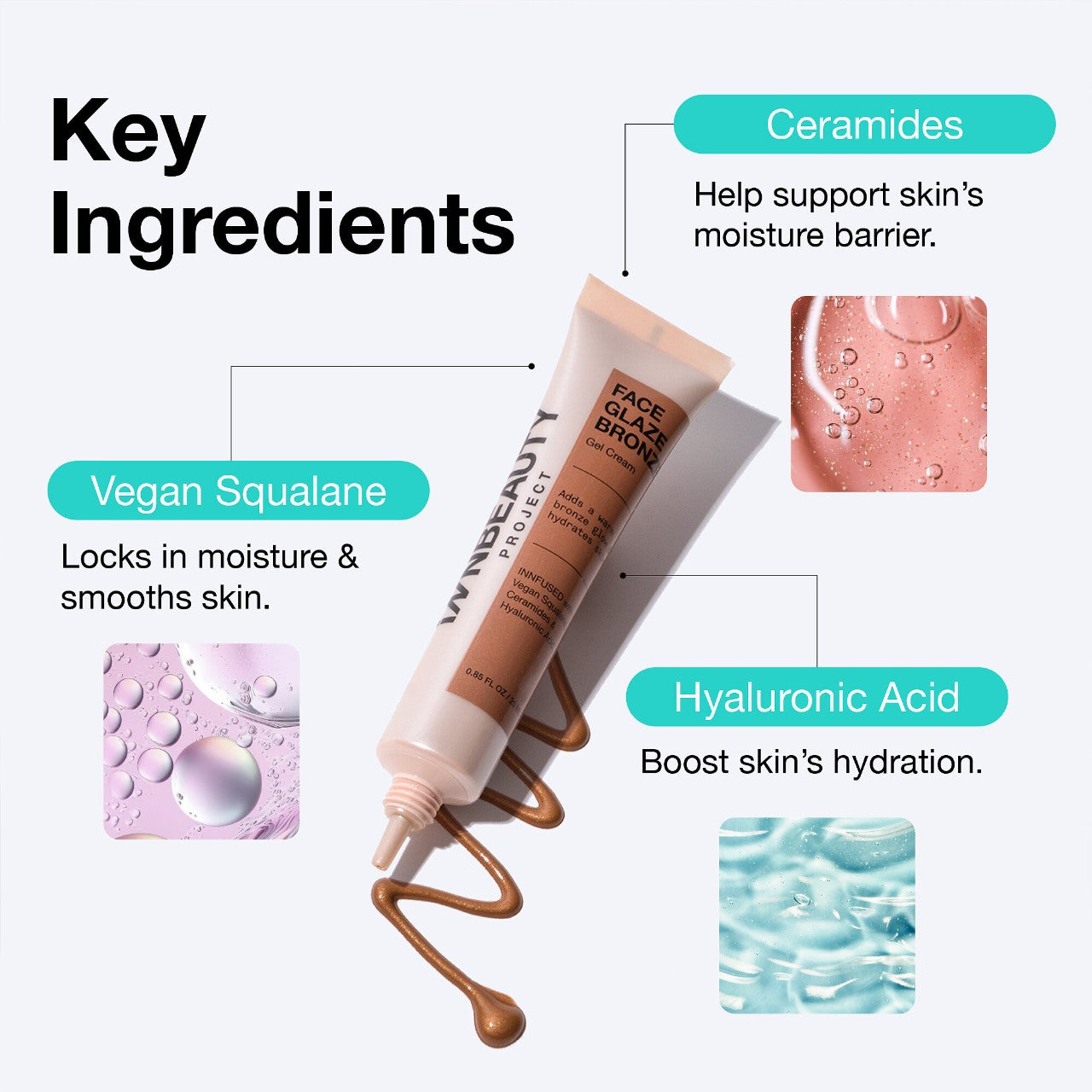 Bronze Face Glaze Gel Cream