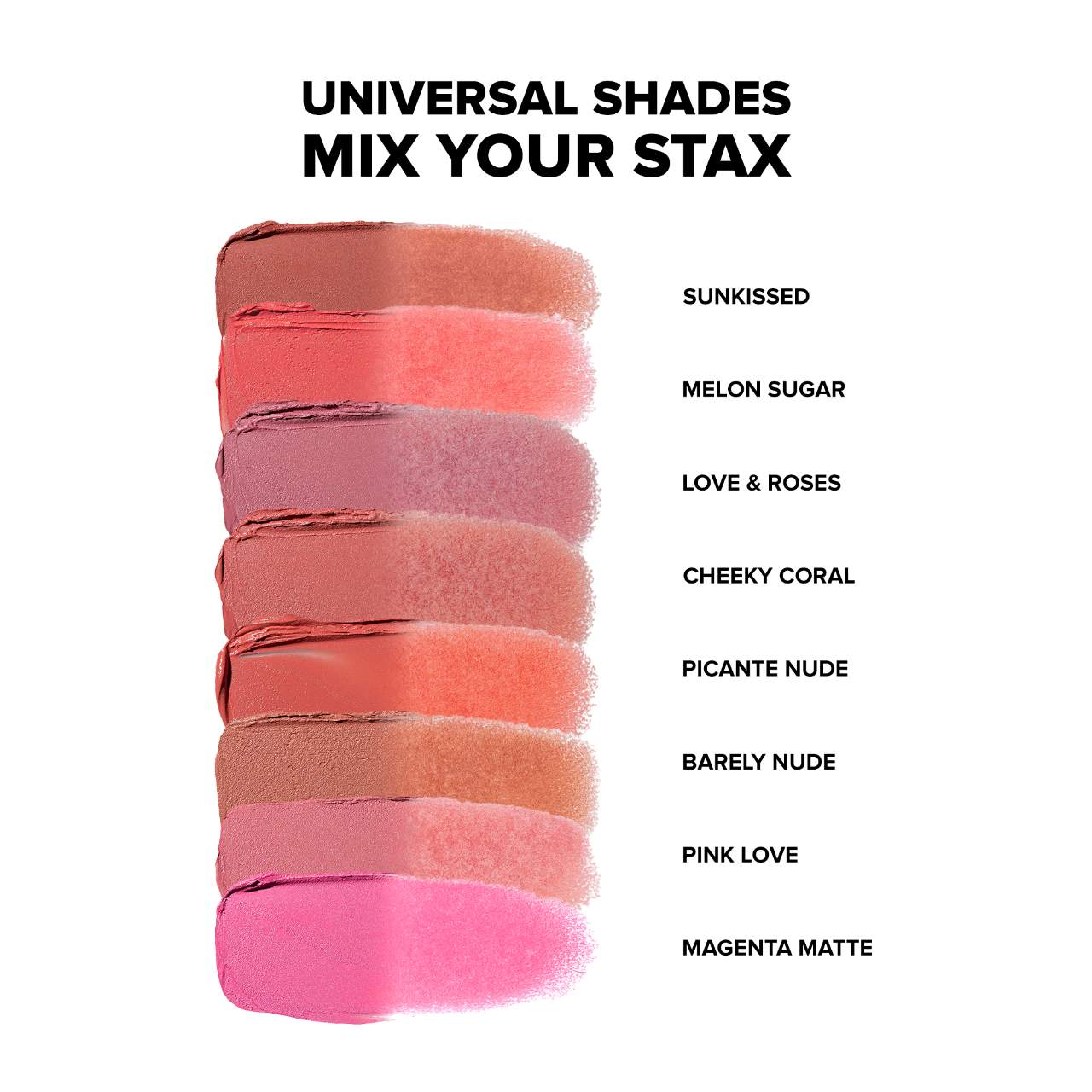 Nudestix Stax All Over Color Blush Balm