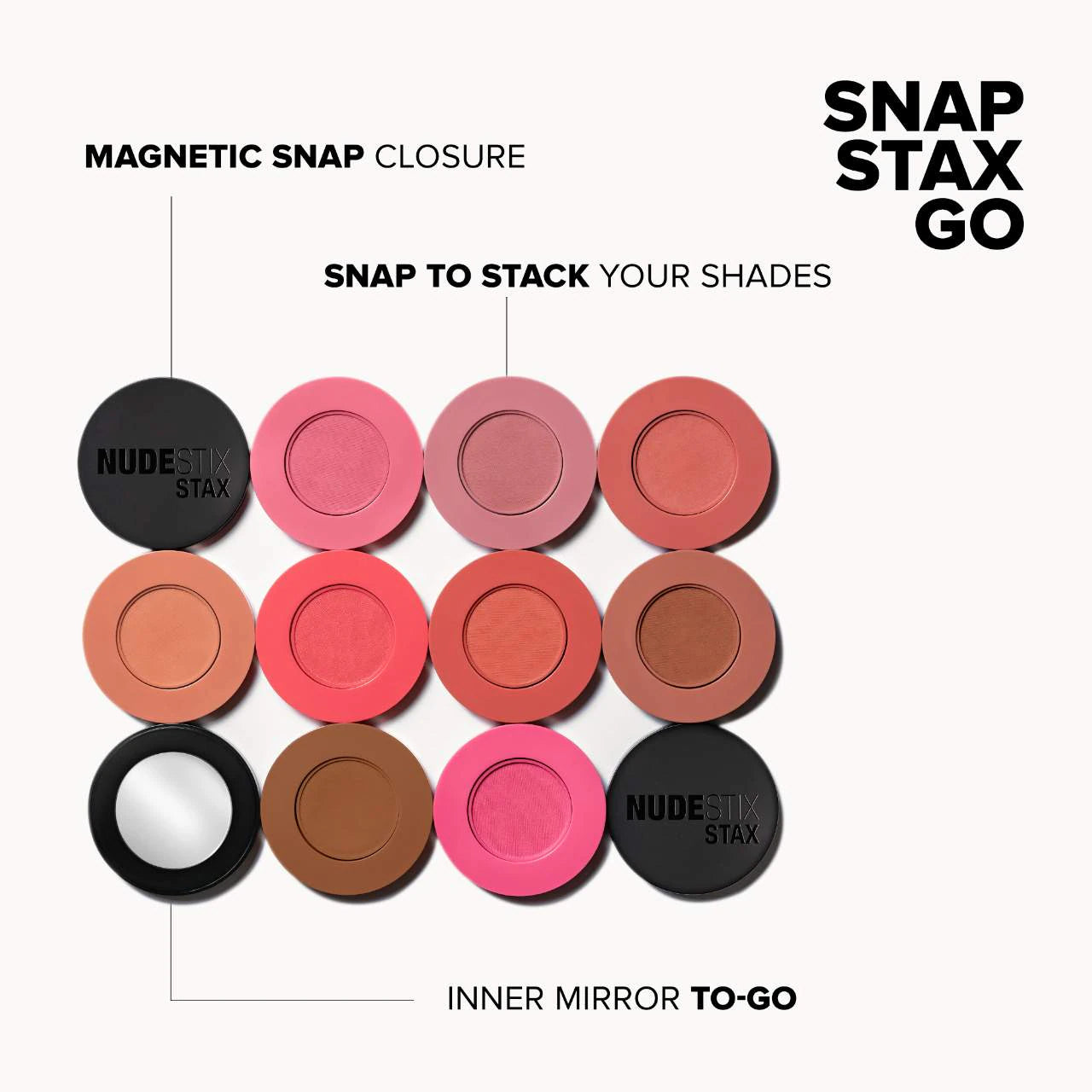 Nudestix Stax All Over Color Blush Balm