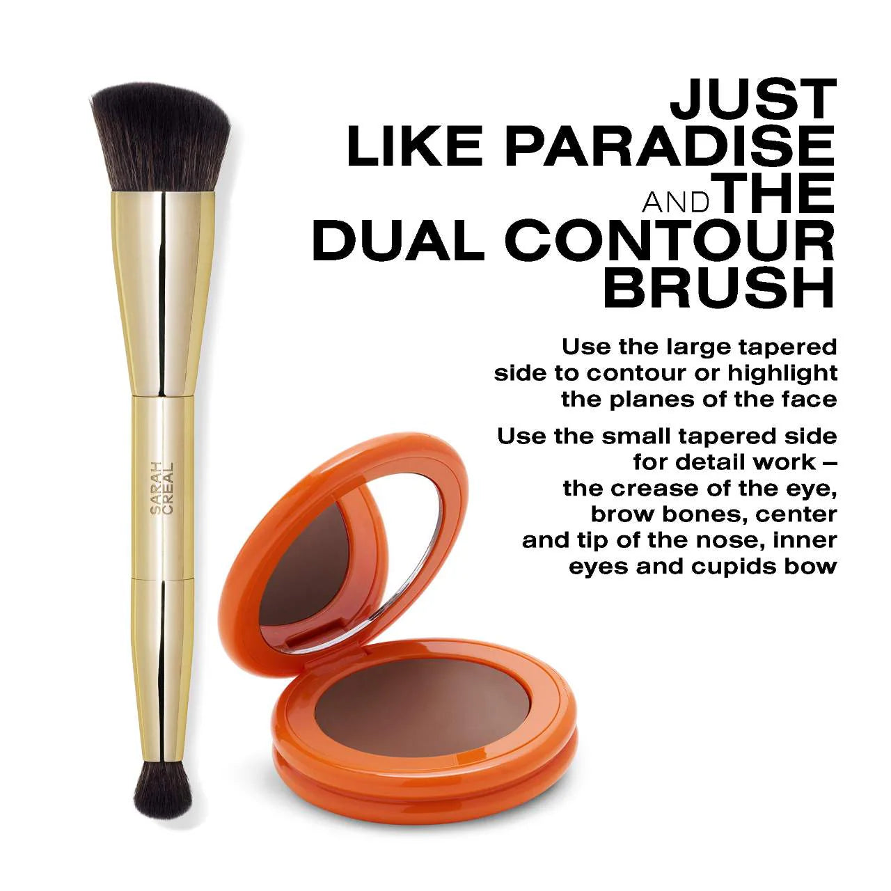 Dual Contour Precision Cheek And Eye Brush