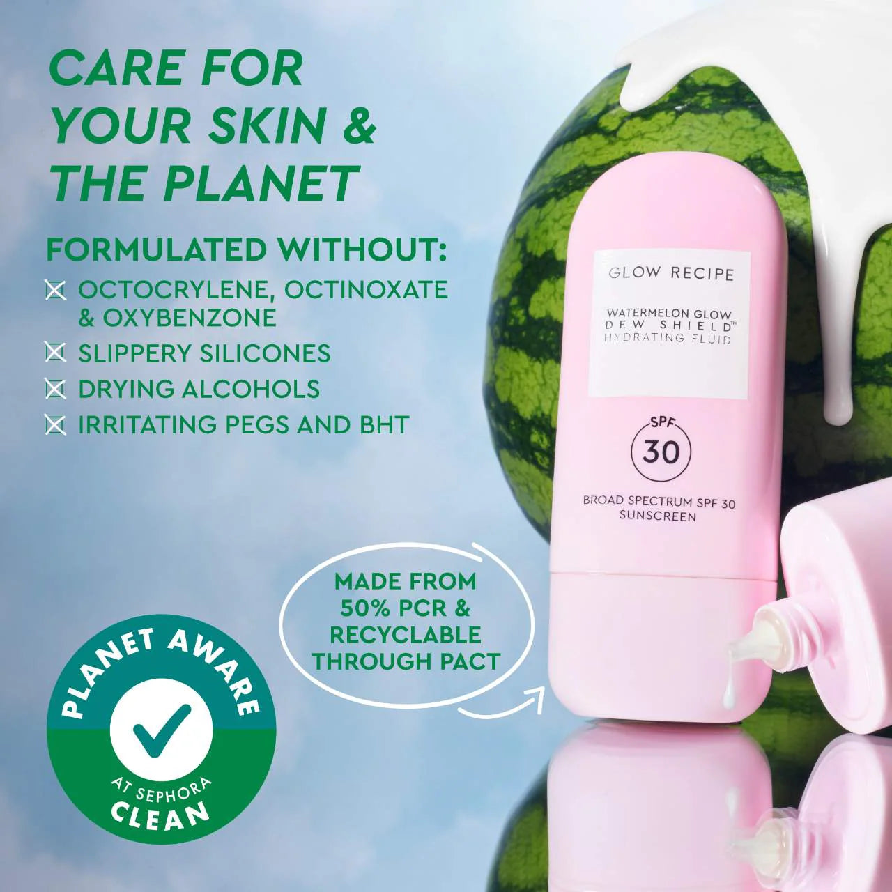 Dew Shield Hydrating Fluid Sunscreen