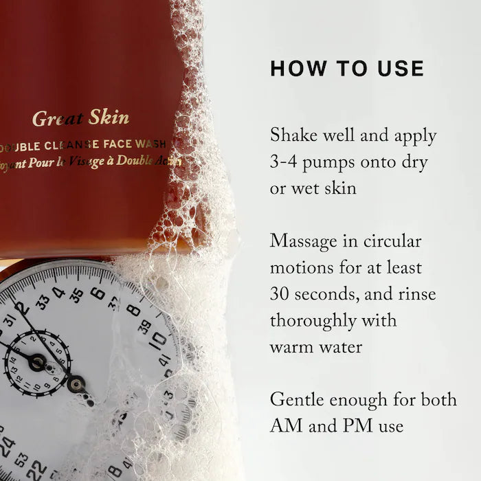 Great Skin Double Cleanse Face Wash