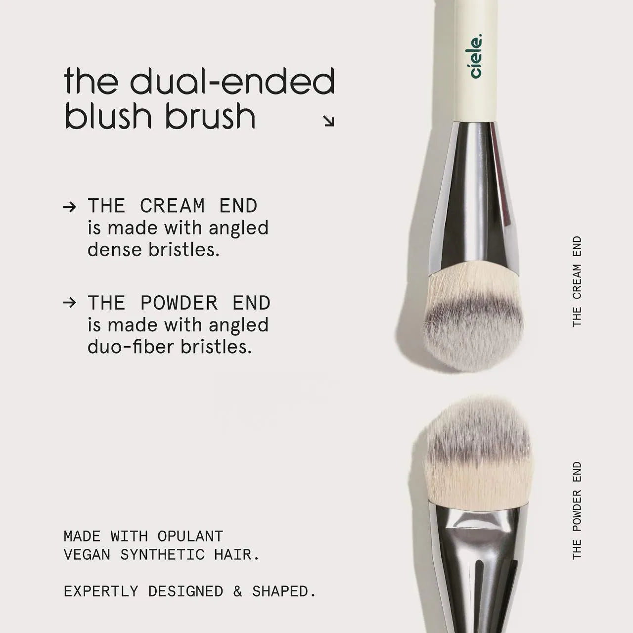 Dual-Ended Blush Brush