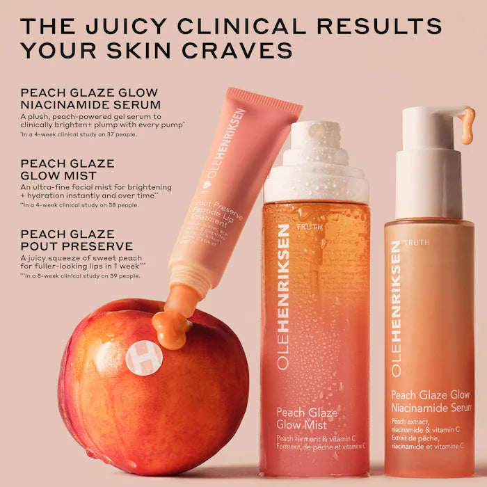 Peach Glaze Plumping Trio Set