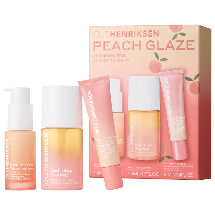 Peach Glaze Plumping Trio Set