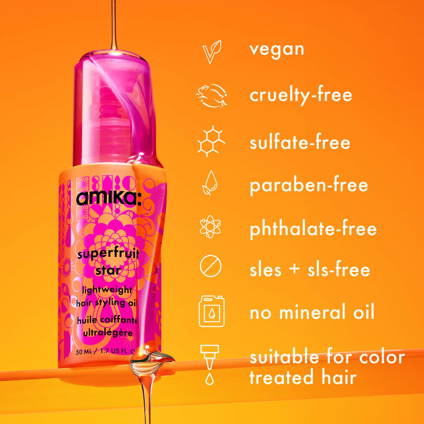 Mini Superfruit Star Lightweight Hair Styling Oil