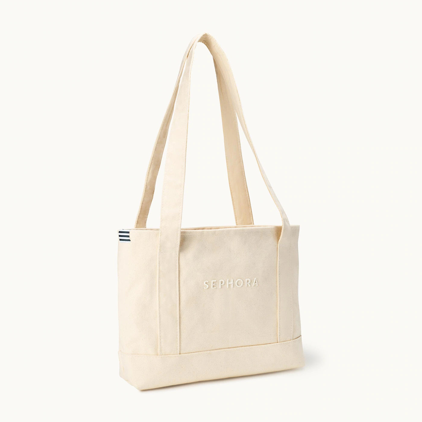 Canvas Tote Bag with Lipstick Pockets