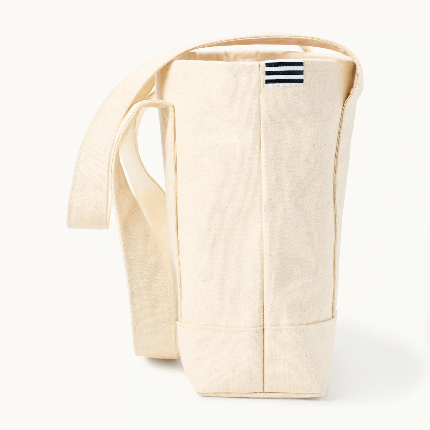Canvas Tote Bag with Lipstick Pockets