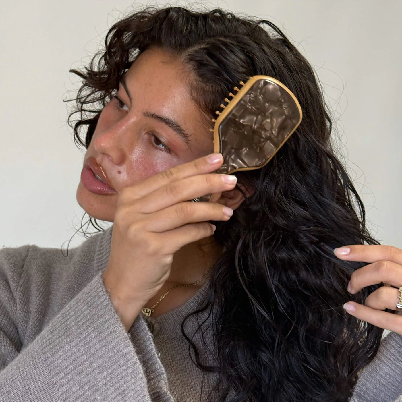 Mini Paddle Hair Brush