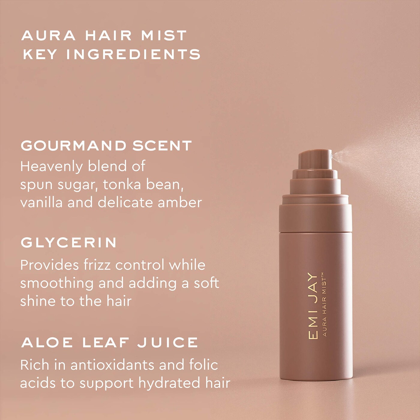Aura Hair & Body Fragrance Mist in Toasted Sugar