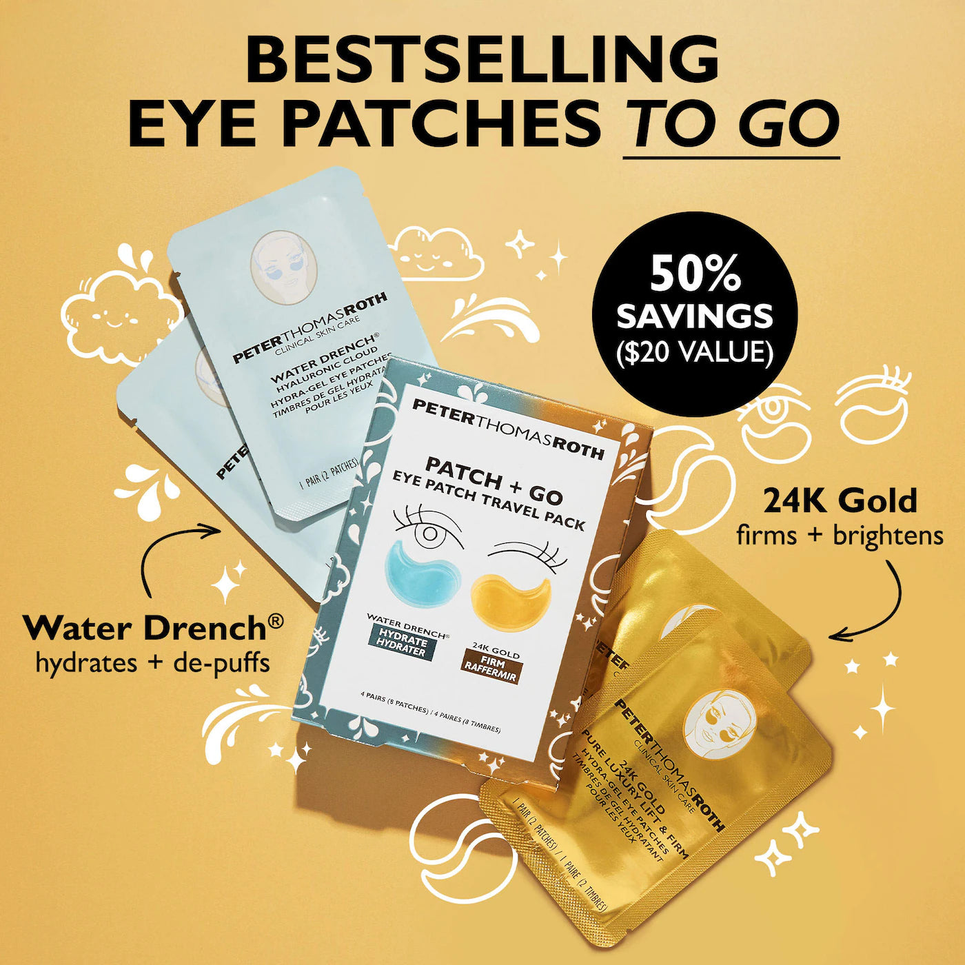 Patch + Go Eye Patch Travel Pack