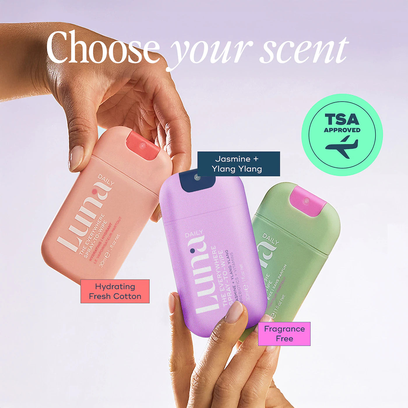 The Everywhere Spray-to-Wipe Mini Trio Holiday Set