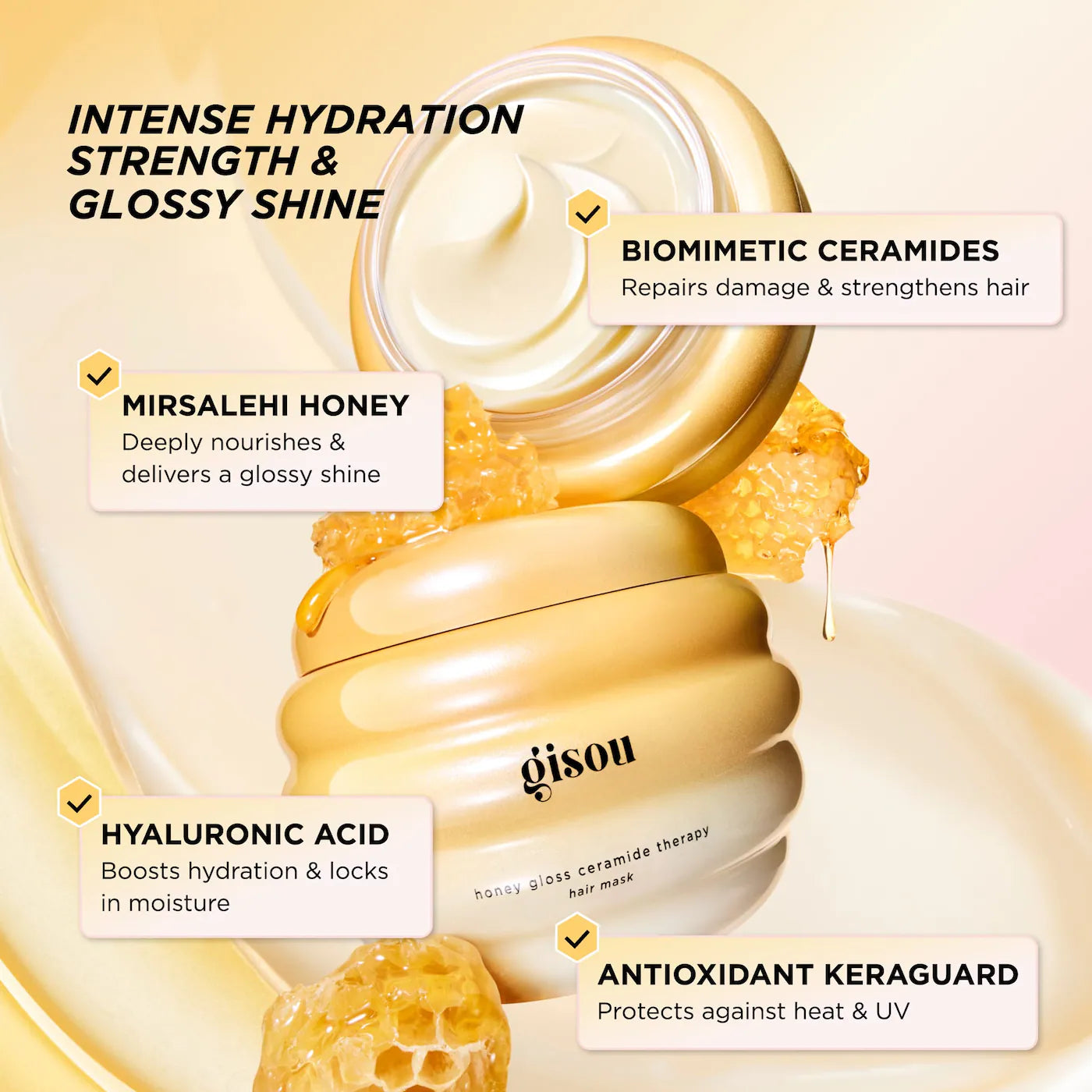 Honey Gloss Ceramide Hair Mask Duo