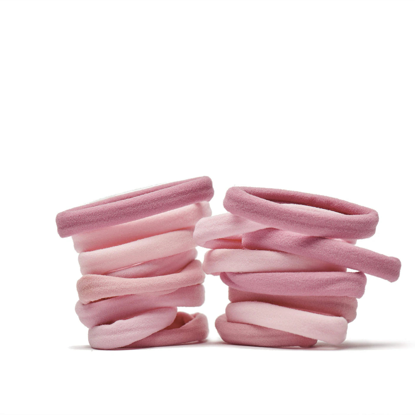 Pink Pastel Fabric Hair Ties