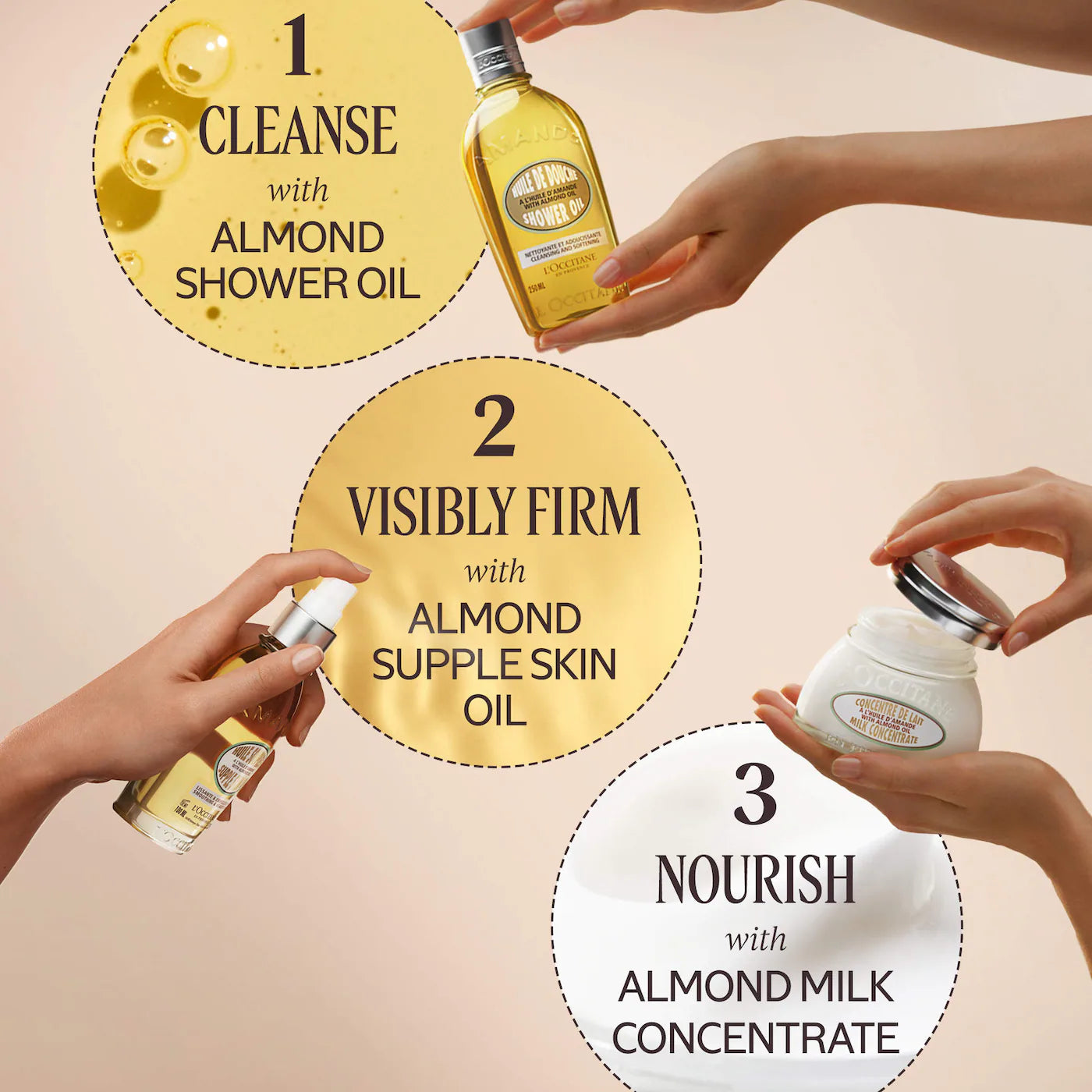 Cleansing And Softening Refillable Shower Oil With Almond Oil