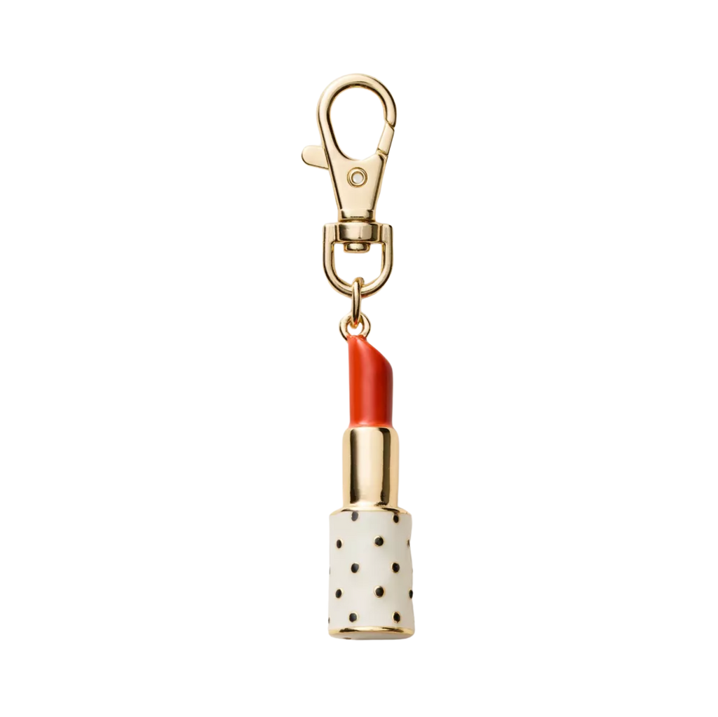 Lipstick Bag Charm Keychain
