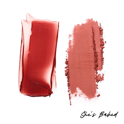 Major Headlines Double-Take Crème & Powder Blush Duo - She's Baked