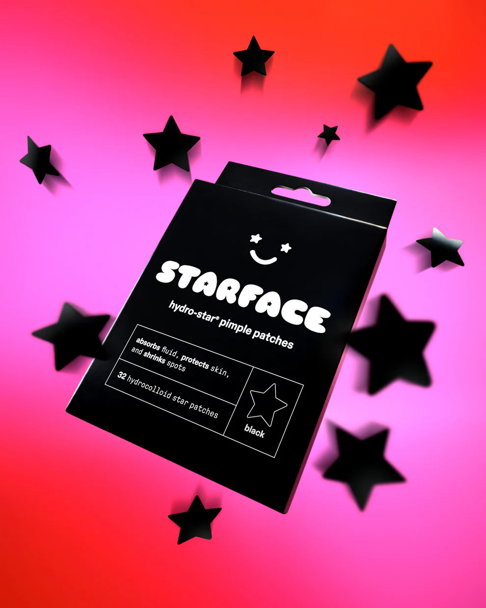 Hydro-star® clear black star