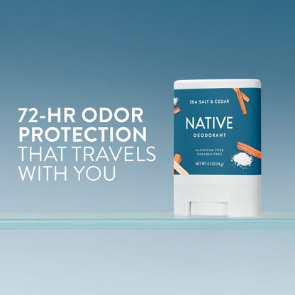 Mini Solid Deodorant Salt & Cedar