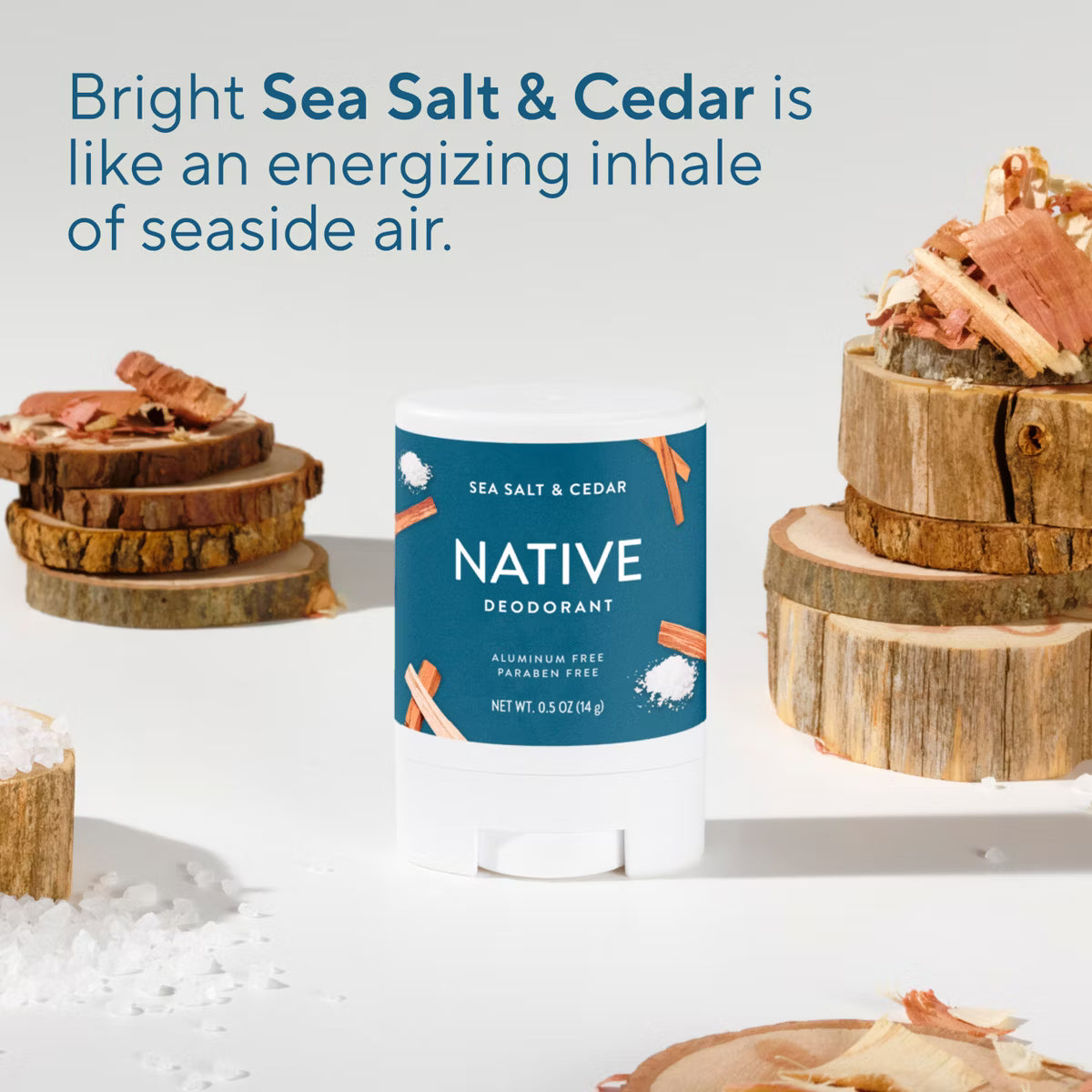 Mini Solid Deodorant Salt & Cedar