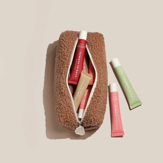 Mini Travel Pouch in Toffee