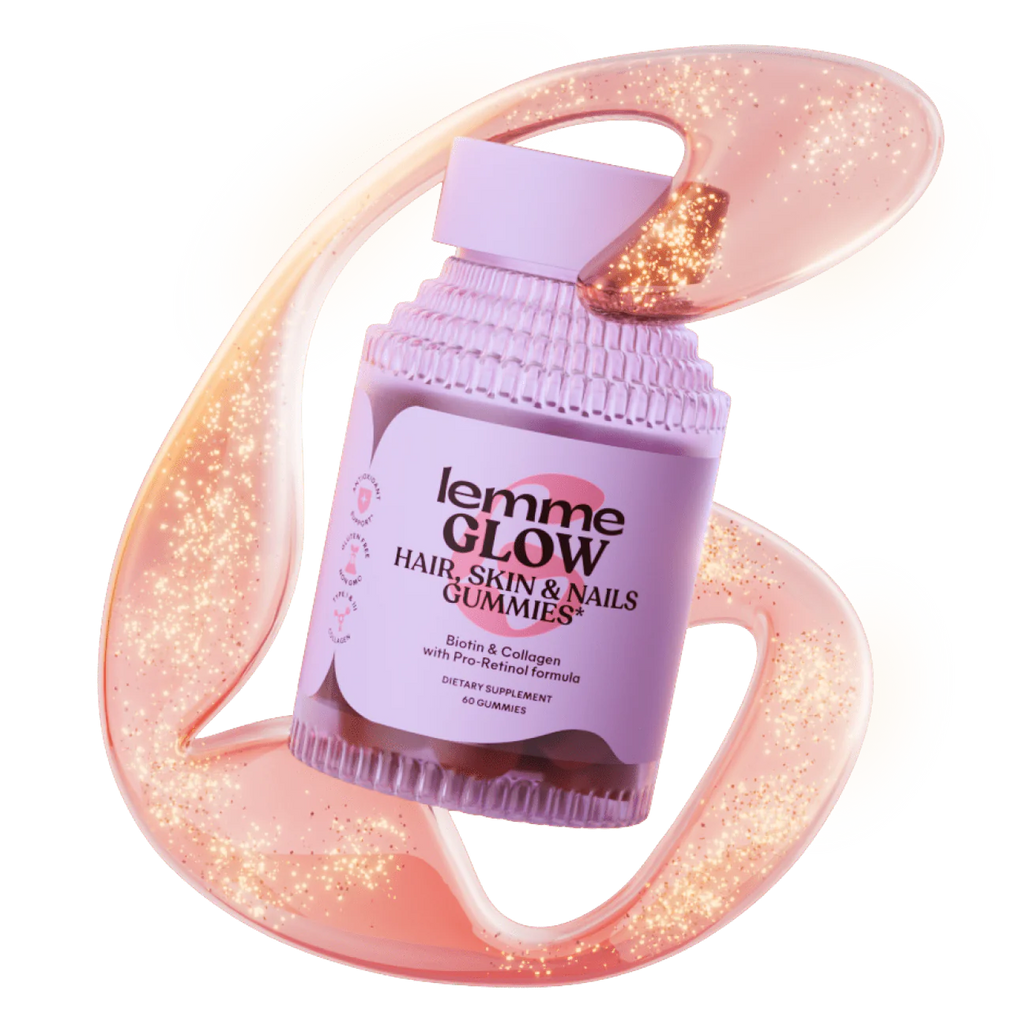 Lemme Glow Hair, Skin & Nails Gummies