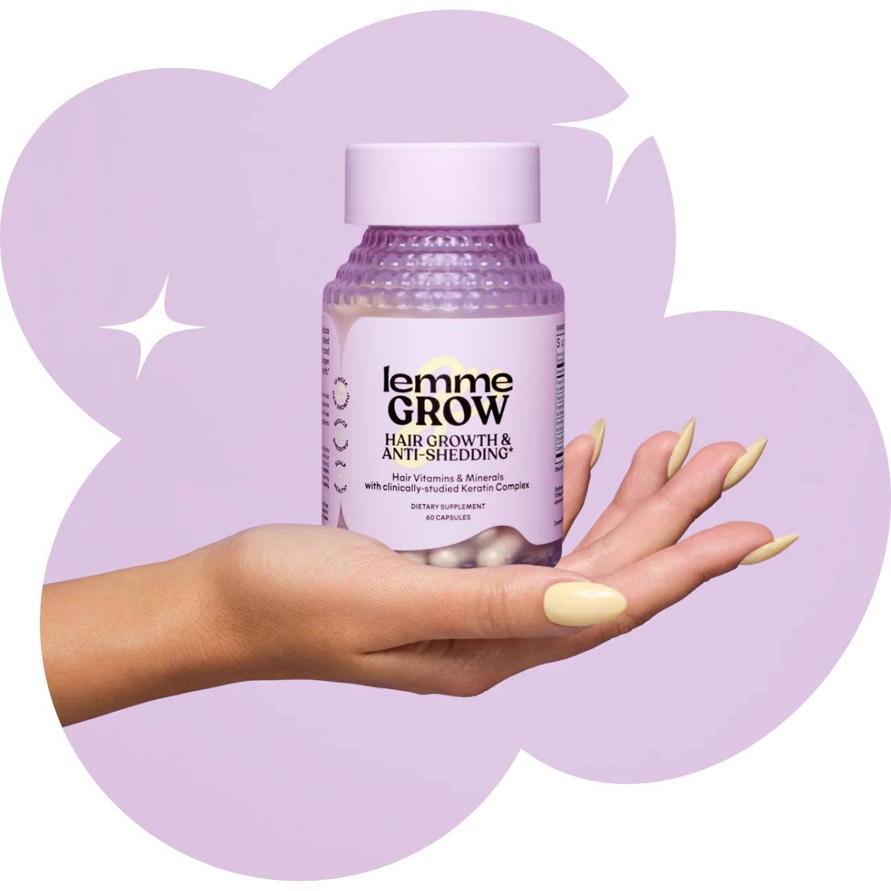 Lemme Grow Hair Growth & Anti-Shedding Capsules