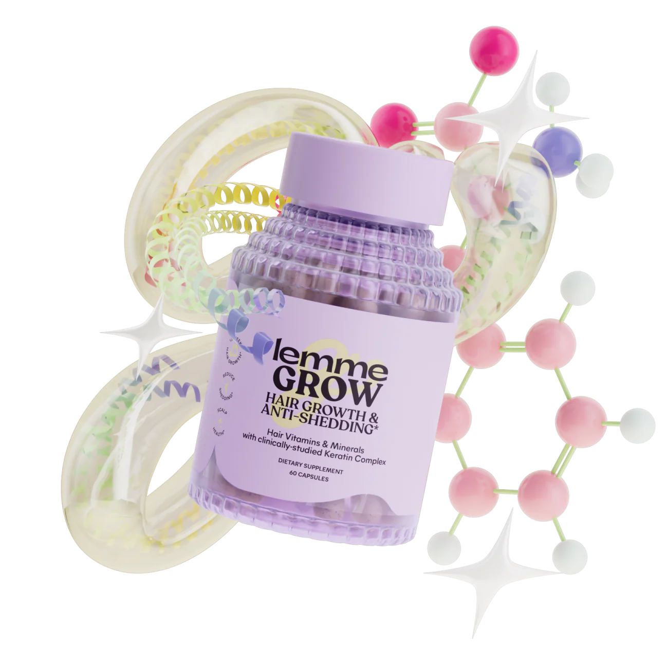 Lemme Grow Hair Growth & Anti-Shedding Capsules