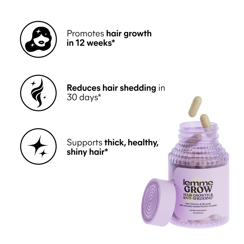 Lemme Grow Hair Growth & Anti-Shedding Capsules