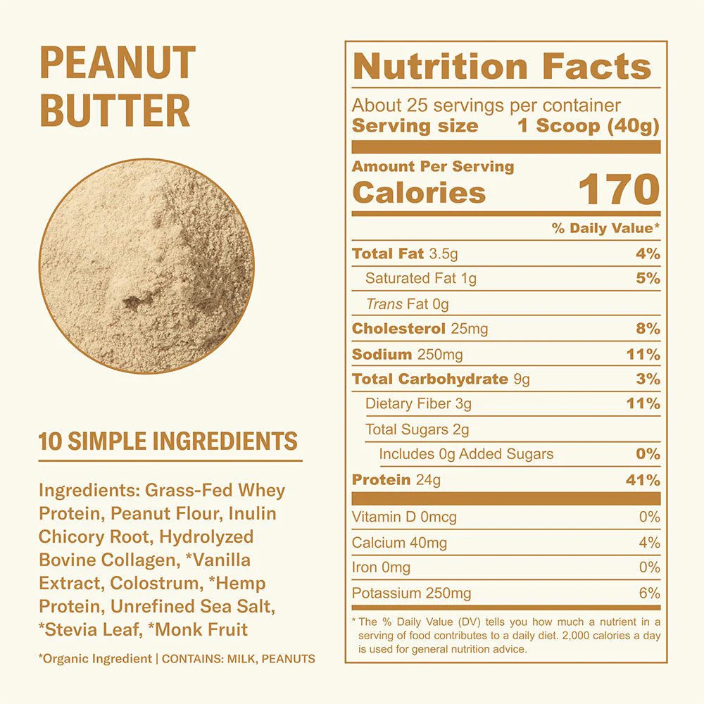 Ballerina Farm Protein Powder Peanut Butter