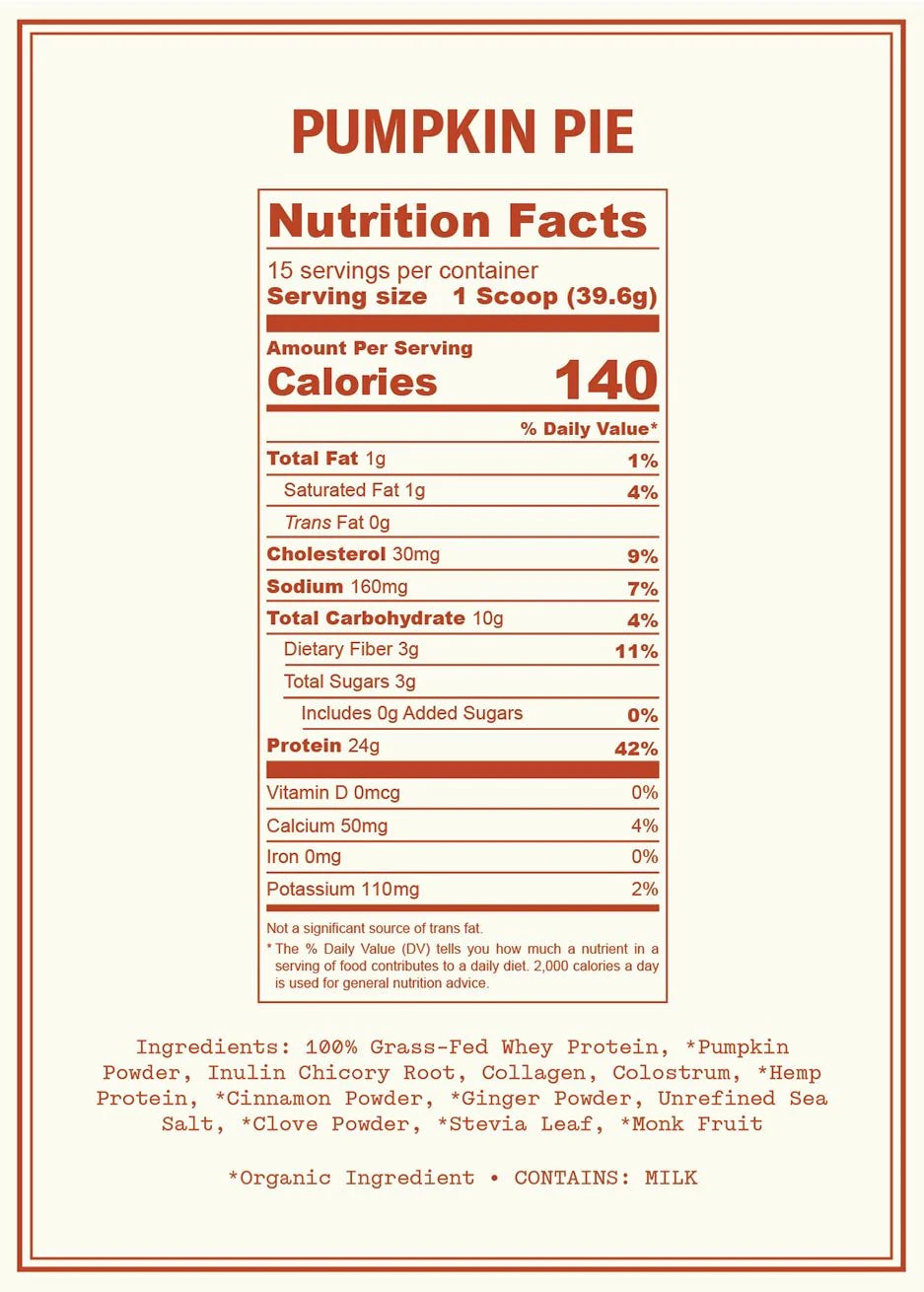 Pumpkin Pie Protein Farm