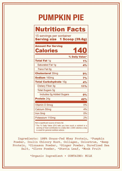 Pumpkin Pie Protein Farm