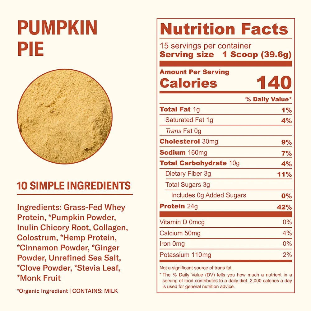 Ballerina Farm Protein Powder Pumpkin Pie