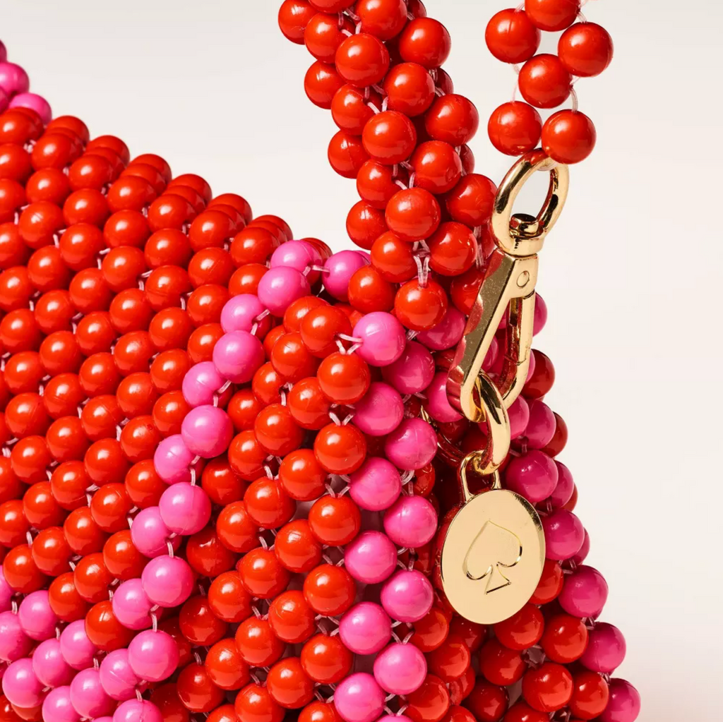 Colorblock Beaded Crossbody Bag