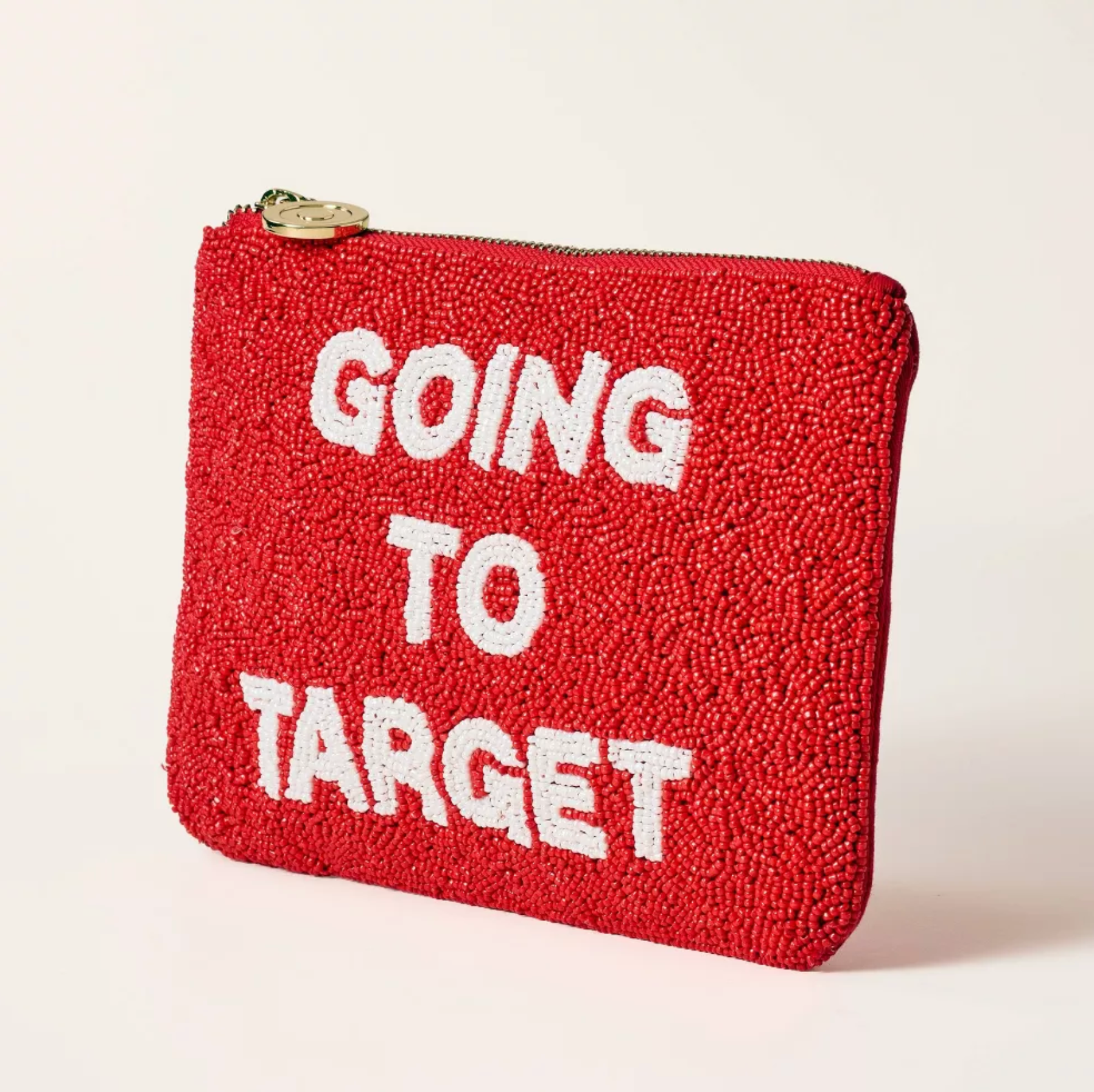 Going to Target Beaded Clutch