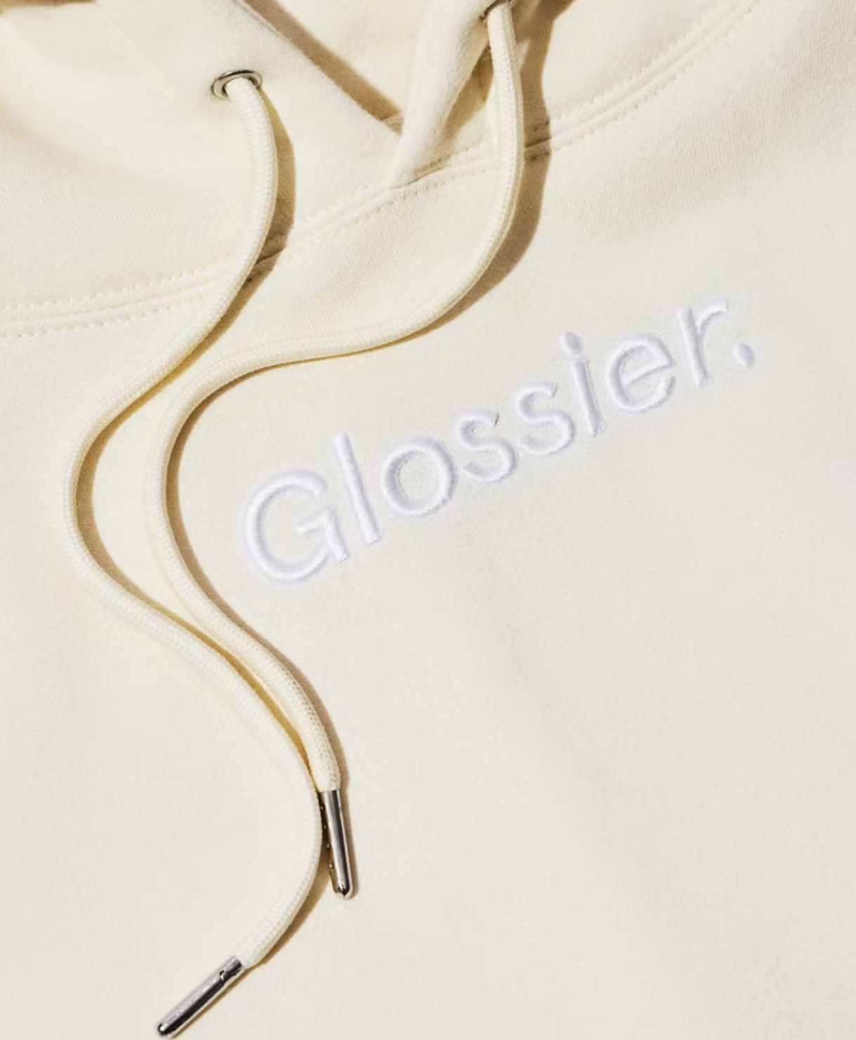 Limited Edition Embroidered Cream Hoodie