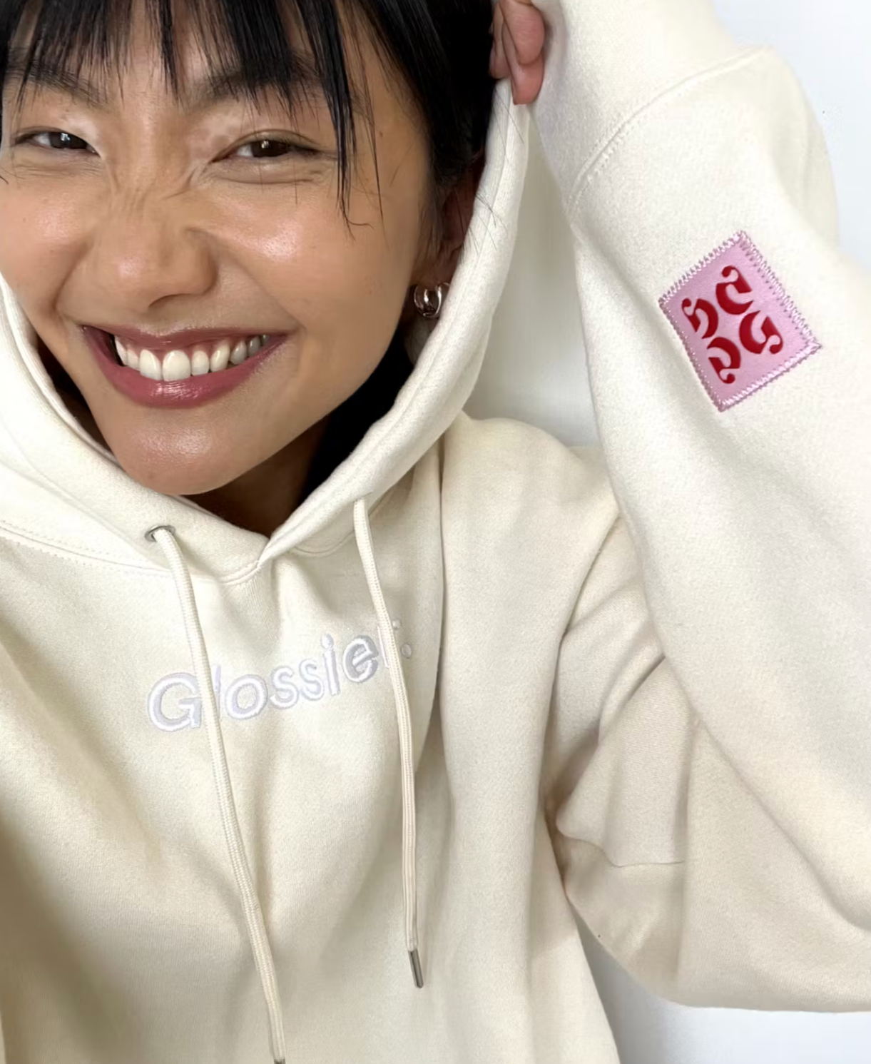 Limited Edition Embroidered Cream Hoodie