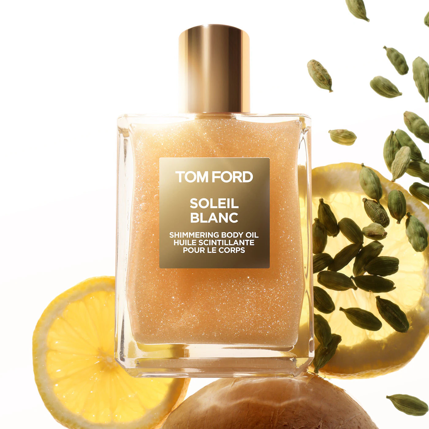 Soleil Blanc Shimmering Body Oil with Amber & Bergamot