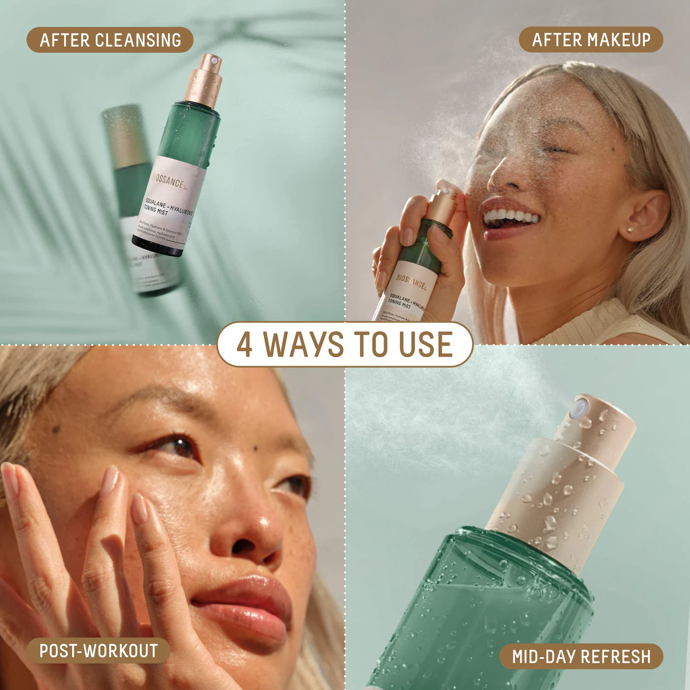Hyaluronic Acid Hydrating Face Toner Mist + Squalane