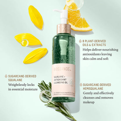Antioxidant Makeup Removing Cleansing Oil + Squalane