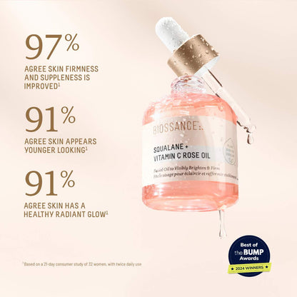 Vitamin C Rose Brightening and Firming Face Oil + Squalane