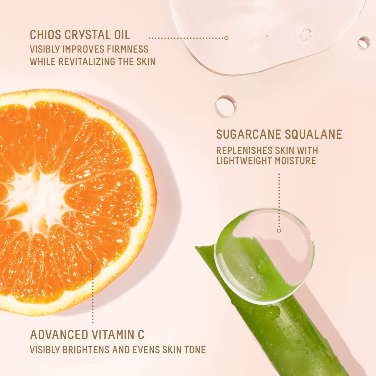 Vitamin C Rose Brightening and Firming Face Oil + Squalane