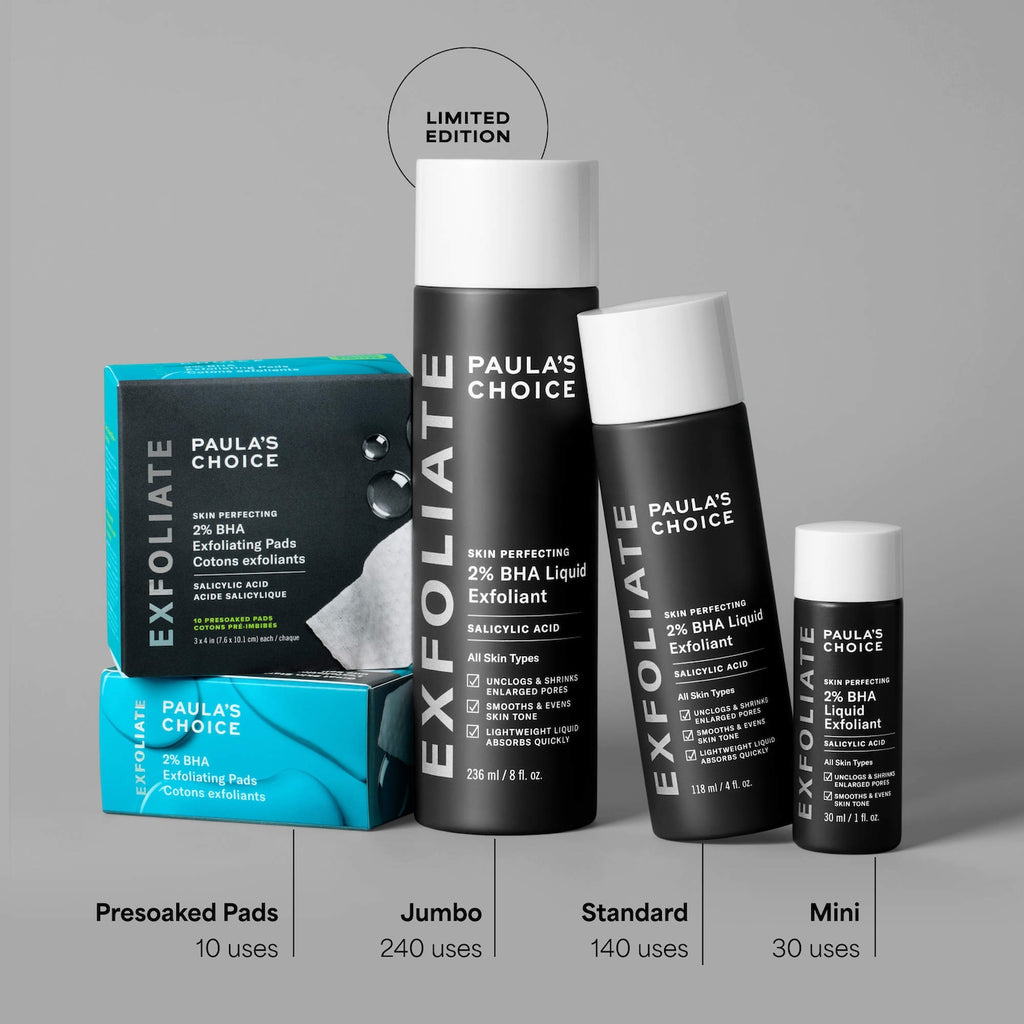 Skin Perfecting 2% BHA Exfoliating Toner for Clear Skin