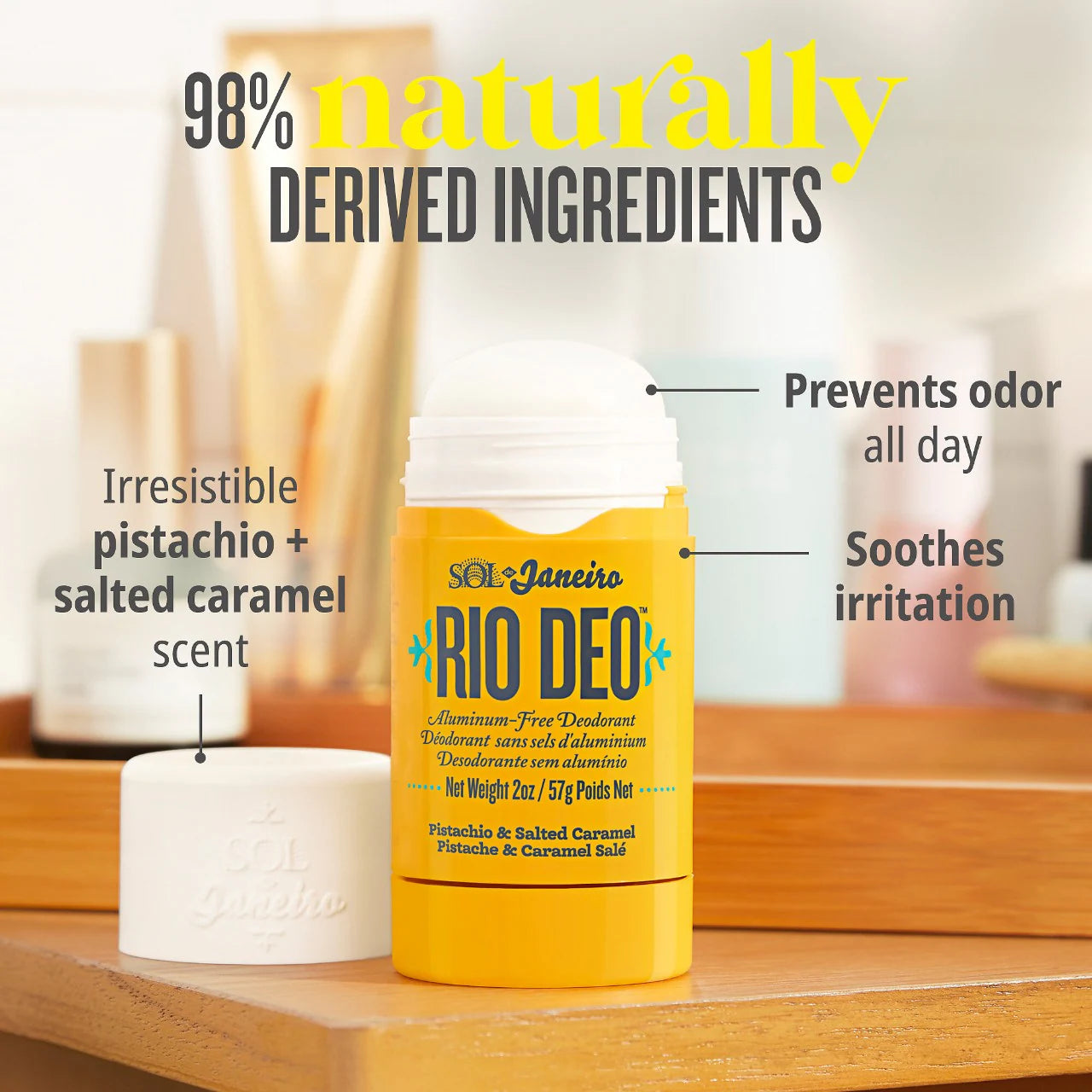 Rio Deo Aluminum-Free Deodorant Cheirosa '62