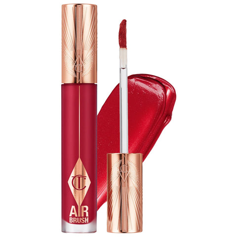 Airbrush Flawless Matte Lip Blur Liquid Lipstick - Ruby Blur